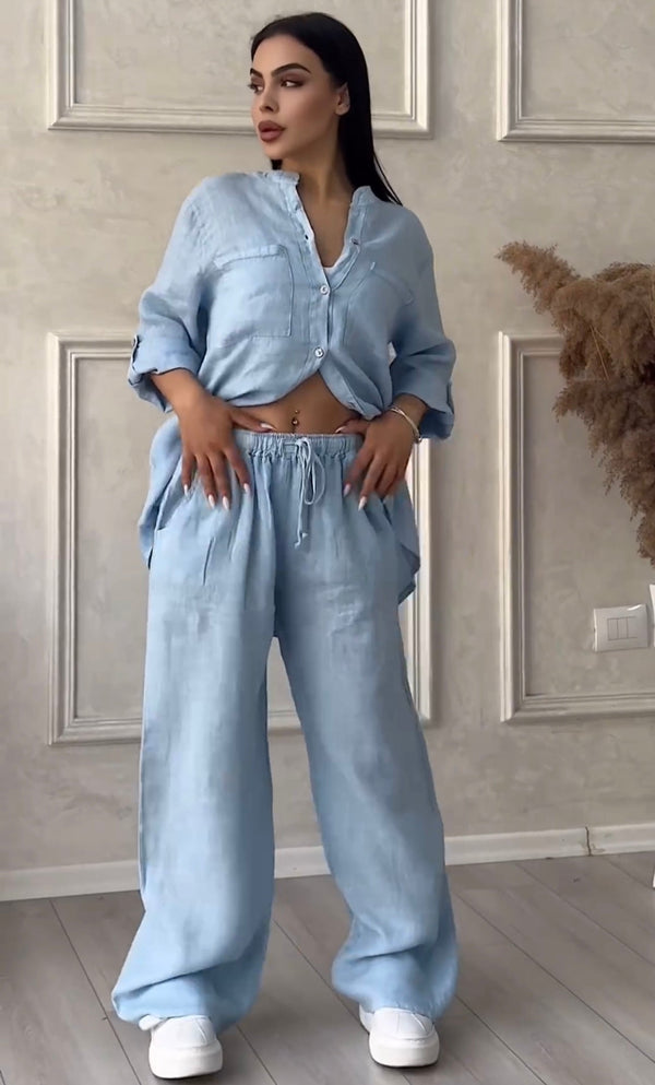 Chic Linen Outfit Set