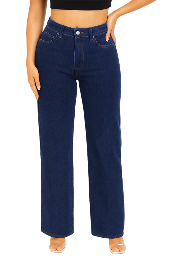 Curve-Hugging Comfort Jeans