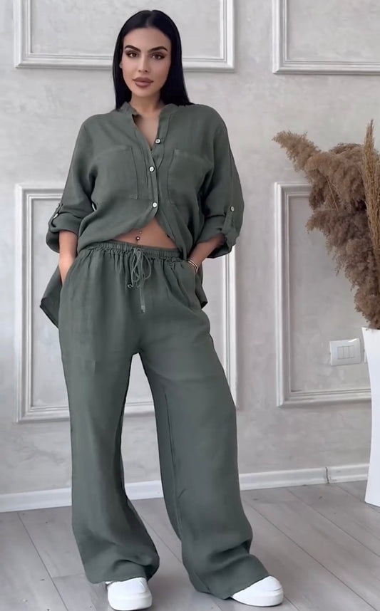 Chic Linen Outfit Set