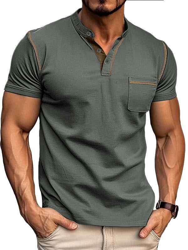 Comfy Cotton Henley Tee
