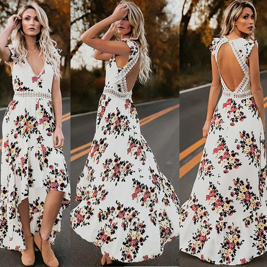 Floral V-Neck Dress